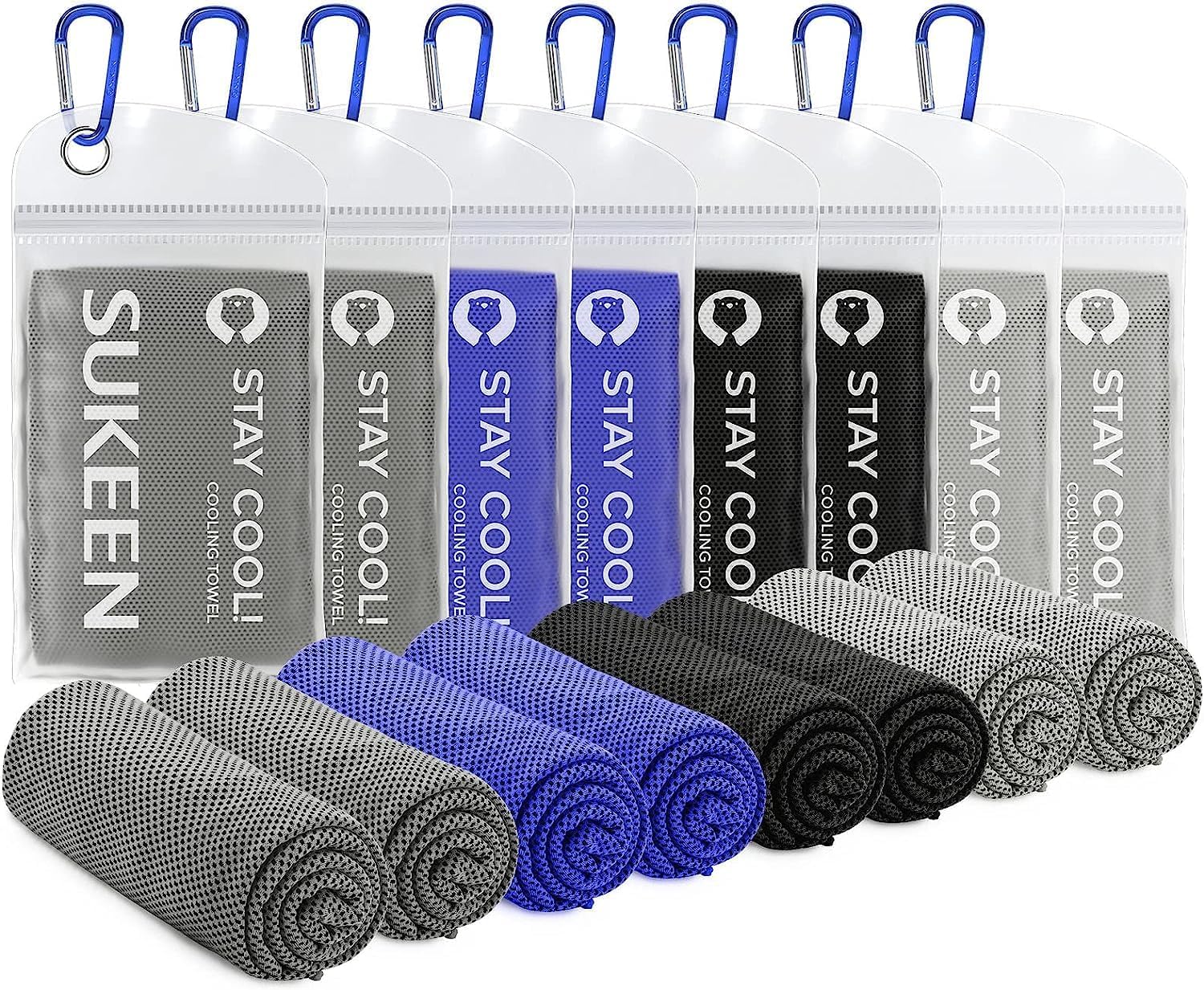 Sukeen Cooling Towel for Neck and Face(40x12),Ice Towel,Soft Breathable Chilly Towel,Microfiber Towel for Yoga,Sport,Running,Gym,Workout,Camping,Fitness,Workout More Activities Sukeen Cooling Towel for Neck and Face(40x12),Ice Towel,Soft Breathable Chilly Towel,Microfiber Towel for Yoga,Sport,Running,Gym,Workout,Camping,Fitness,Workout More Activities